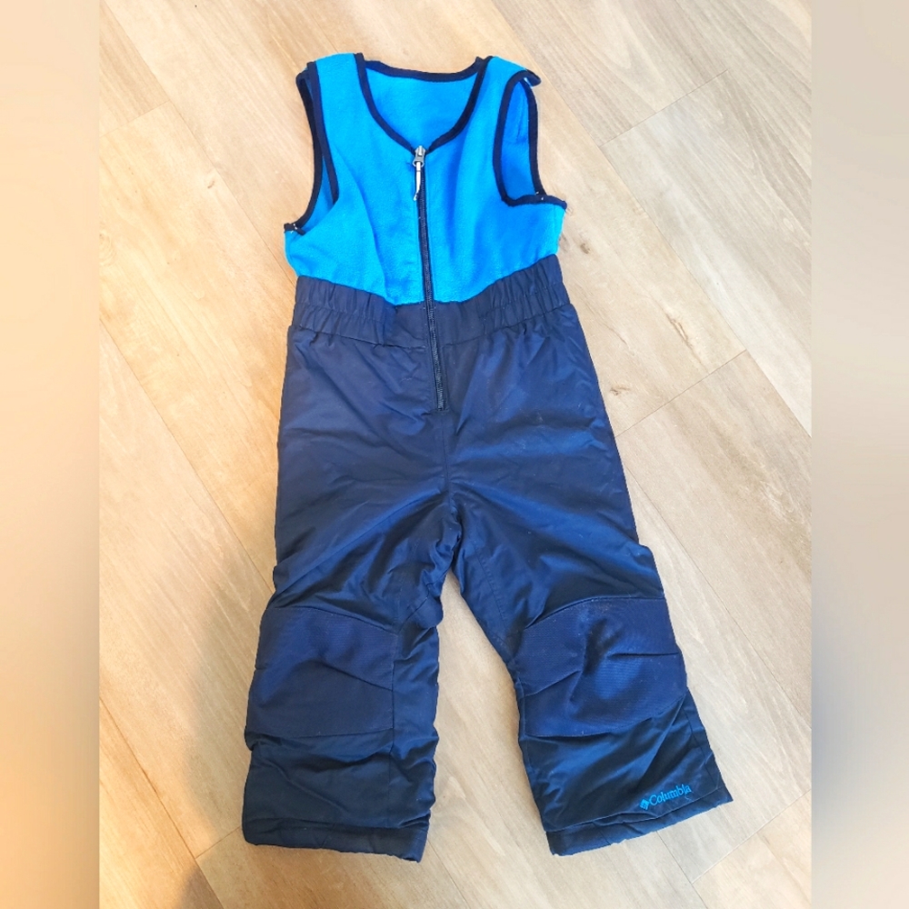 Columbia Toddler Boy size 3t snow bib and jacket